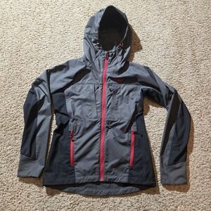 Outdoor Research Jacket‎ Womens XS Gray San Juan Hooded Softshell Hiking